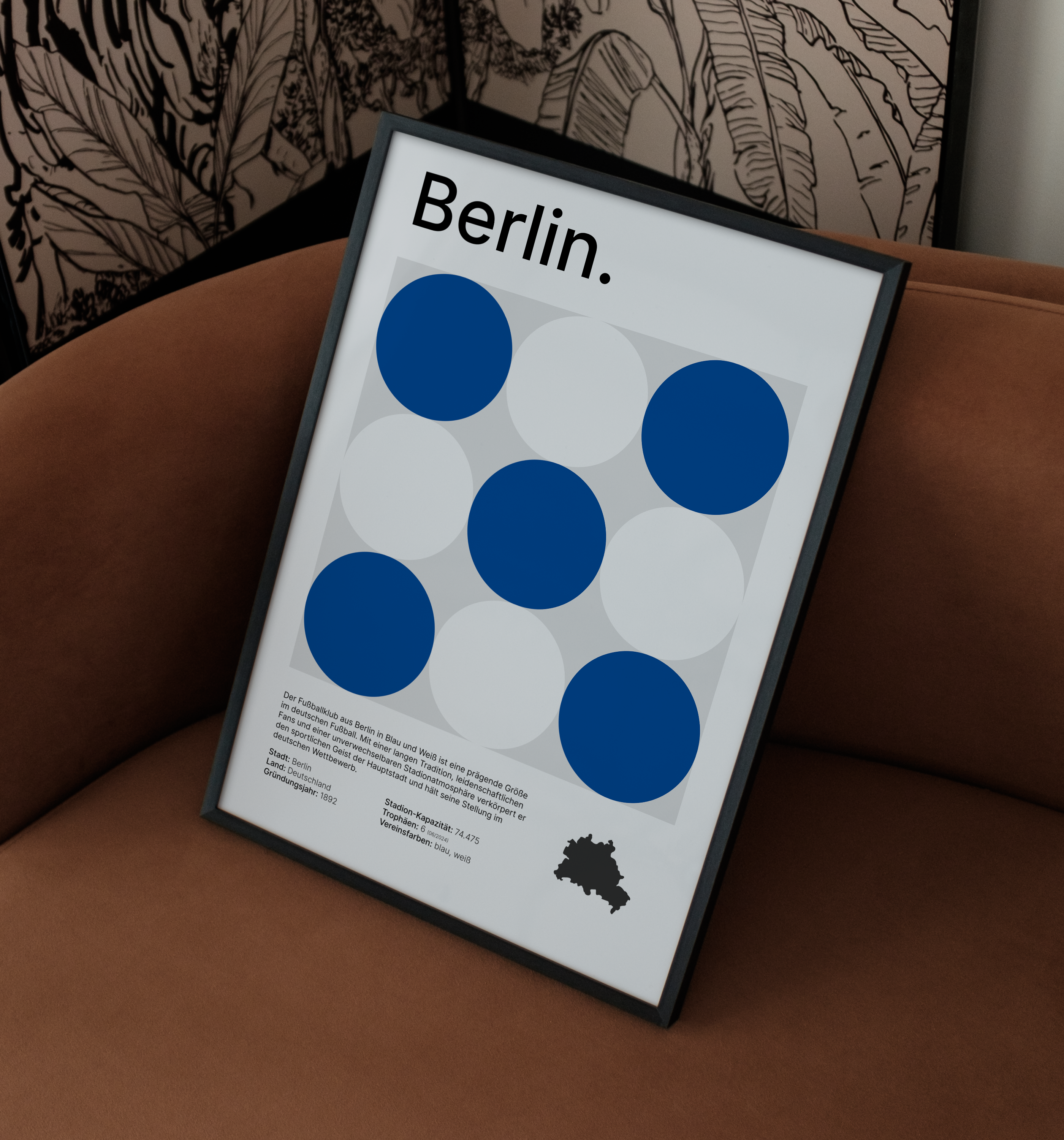 Berlin blau | Poster